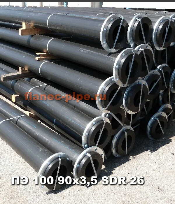 Труба ПЭ 100 90x3,5 мм SDR 26 в Перми